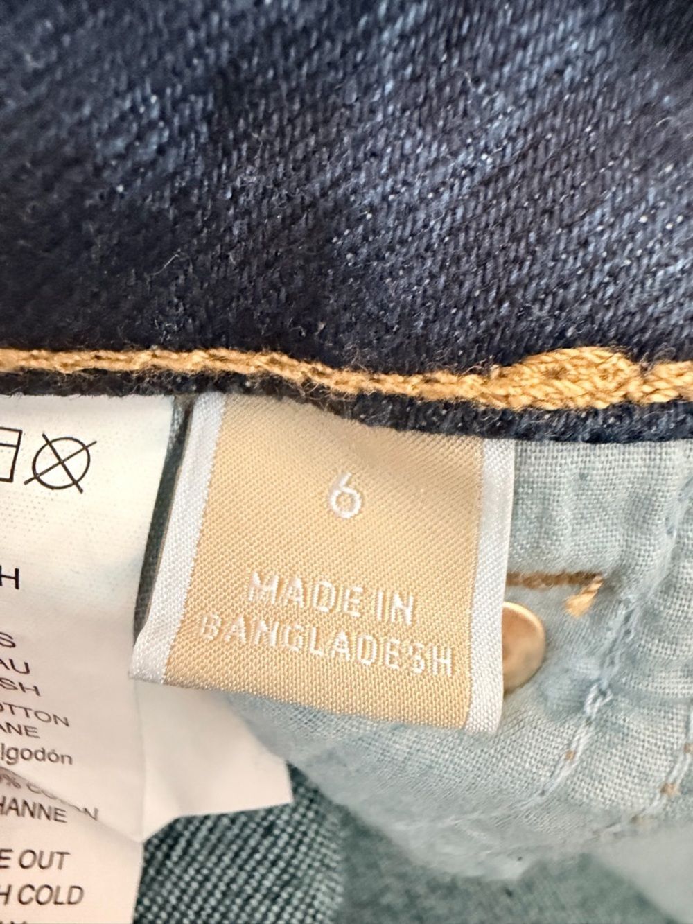 Michael Kors Dark Blue Denim Jeans - Picture 5 of 5